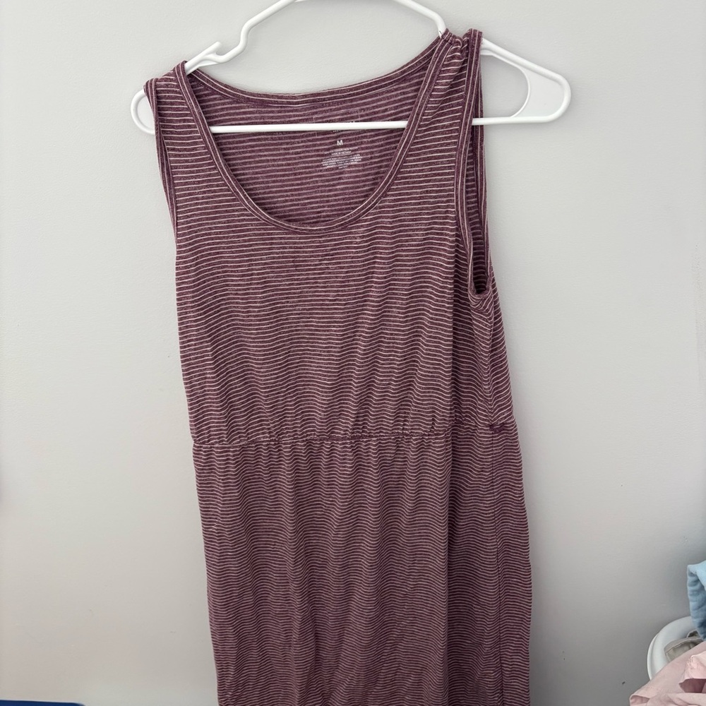 Sonoma Mauve Striped Top